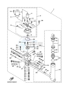 F20AETL drawing POWER-TILT-ASSEMBLY