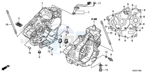 CRF250LE CRF250L Korea - (KO) drawing CRANKCASE