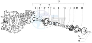 Beverly 250 (USA) USA drawing Driven pulley