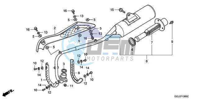 EXHAUST MUFFLER