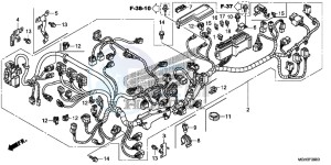 VFR1200XC drawing WIRE HARNESS