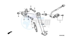 CB600F3A France - (F / CMF ST) drawing STAND