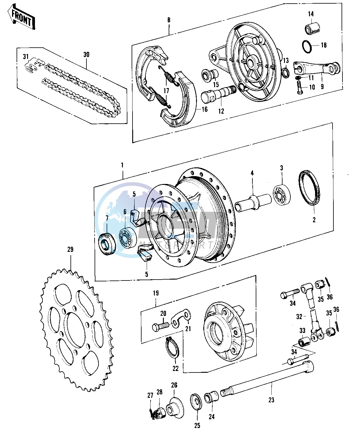 REAR HUB_BRAKE_CHAIN