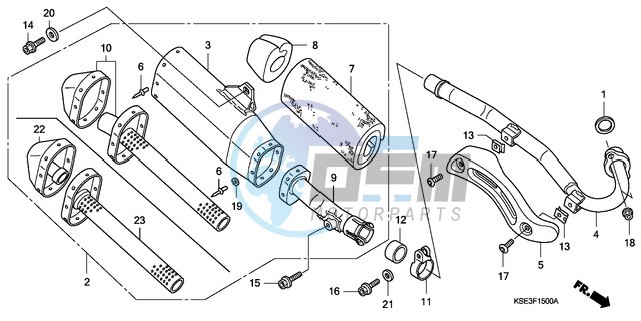 EXHAUST MUFFLER