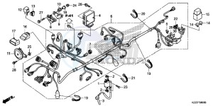 CRF250LD CRF250L UK - (E) drawing WIRE HARNESS