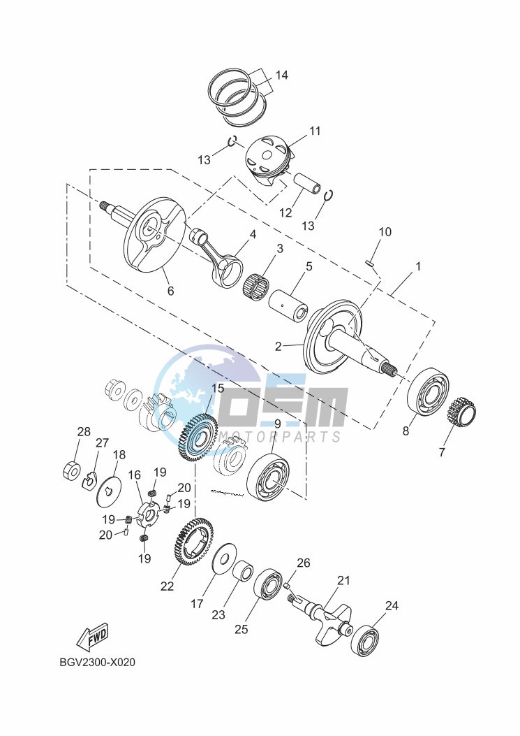 CRANKSHAFT & PISTON