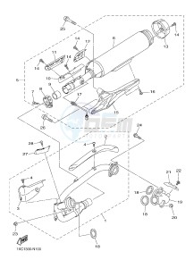 XVS950CU XV950 (2DE2) drawing EXHAUST