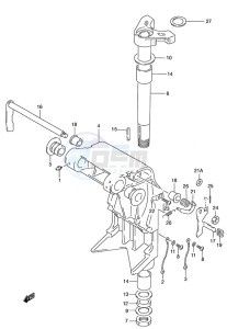 DT 115 drawing Swivel Bracket (1996 to 2001)