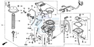 NSS250 JAZZ drawing CARBURETOR