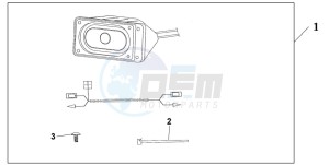 NT700V drawing FRONT SPEAKER SET