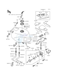 ZX 750 K [NINJA ZX-7R] (K1-K2) [NINJA ZX-7R] drawing FUEL TANK