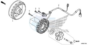 TRX500FM5G TRX500FM Australia - (U) drawing GENERATOR