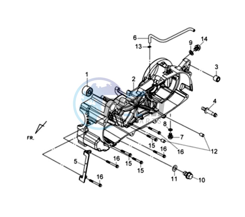 CRANKCASE LEFT