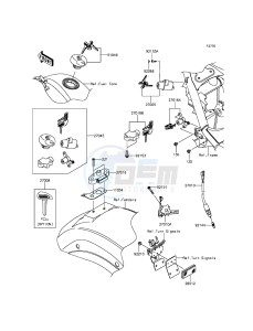 VULCAN 900 CLASSIC VN900BGF GB XX (EU ME A(FRICA) drawing Ignition Switch