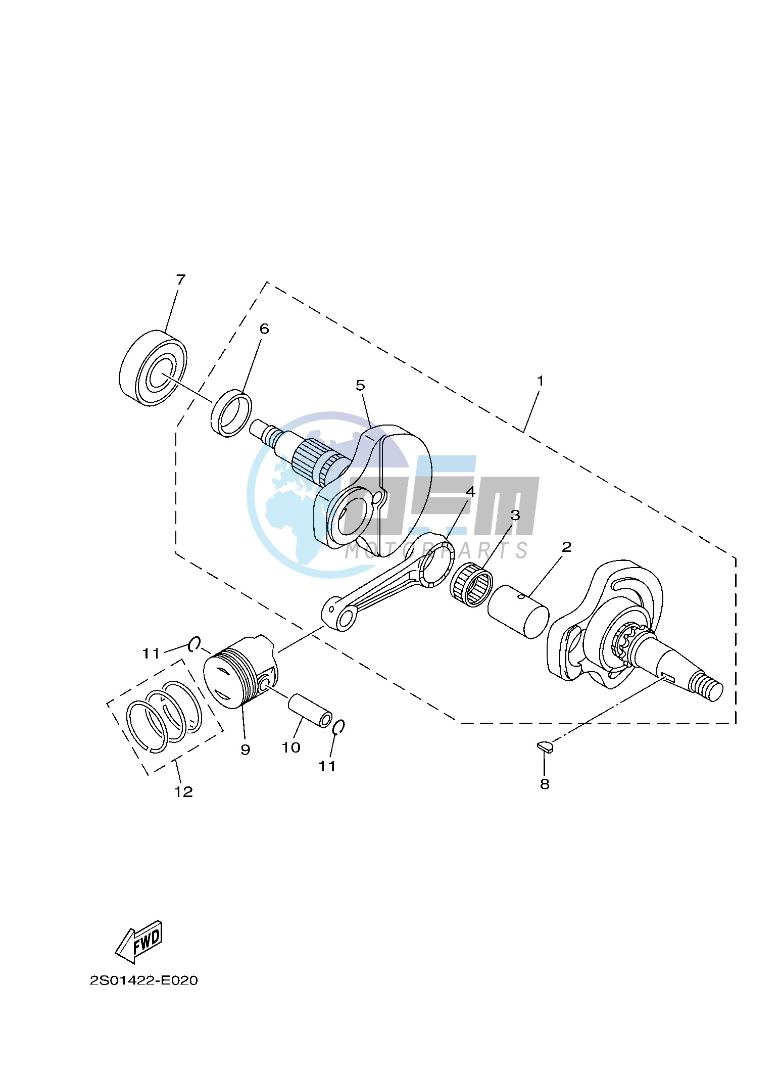 CRANKSHAFT & PISTON