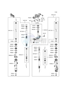 NINJA 300 EX300AEFA XX (EU ME A(FRICA) drawing Front Fork