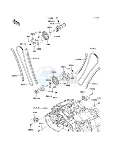 VN 1700 E [VULCAN 1700 CLASSIC] (9G-9FA) E9F drawing CAMSHAFT-- S- -_TENSIONER