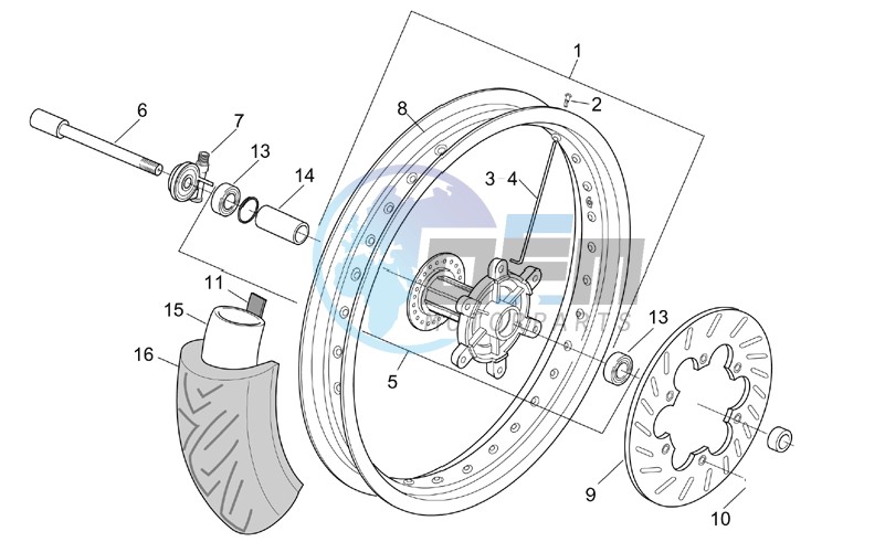 Front wheel