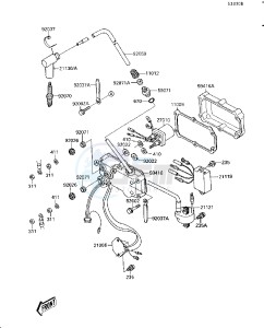 JS 300 A [300 SX] (A1-A5) [300 SX] drawing IGNITION SYSTEM-- JS300-A3_A4_A5- -