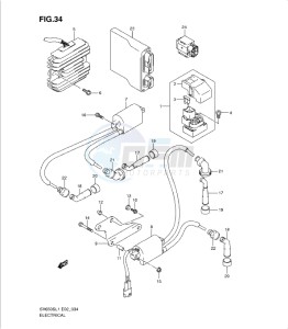 SV650/S drawing ELECTRICAL (SV650SL1 E2)