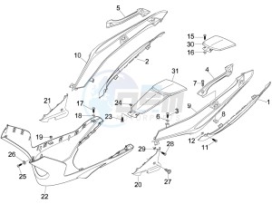 Nexus 500 e3 (UK) UK drawing Side cover - Spoiler