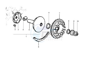 X9 200 drawing Driving pulley - Belt