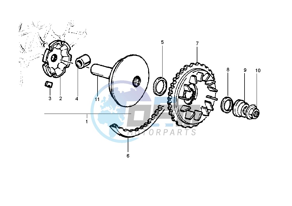 Driving pulley - Belt