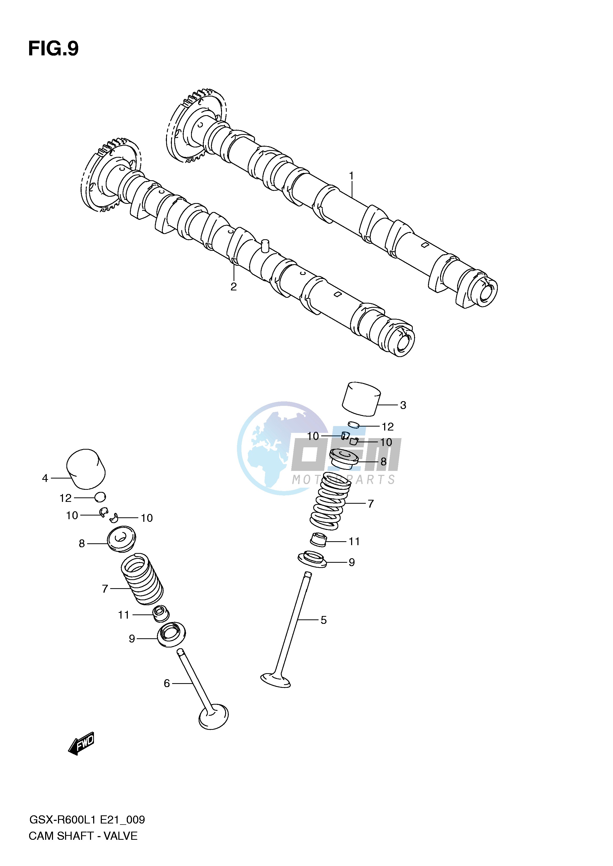 CAM SHAFT - VALVE