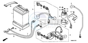 TRX250TMC drawing BATTERY