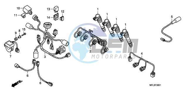 SUB HARNESS (CBR1000RR)