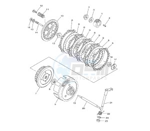 TT R E/LE 125 drawing CLUTCH