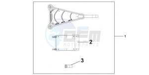 CBR1000RR9 Australia - (U / SPC) drawing TANK BAG