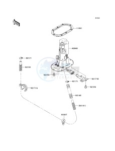 ZX 1200 B [NINJA ZX-12R] (B1-B4) [NINJA ZX-12R] drawing FUEL PUMP