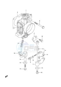 DF 140A drawing Throttle Body