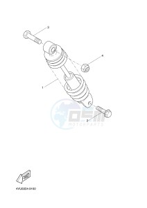 YN50F NEO'S 4 (2ACD 2ACD) drawing REAR SUSPENSION