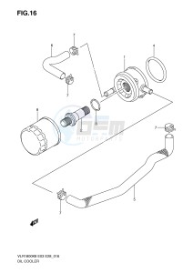 VLR1800 (E3-E28) drawing OIL COOLER