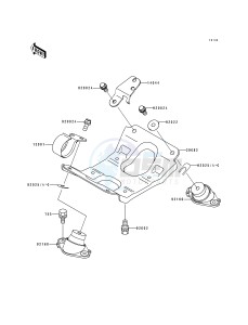 JS 650 B [650 SX] (B1-B3) [650 SX] drawing ENGINE MOUNT