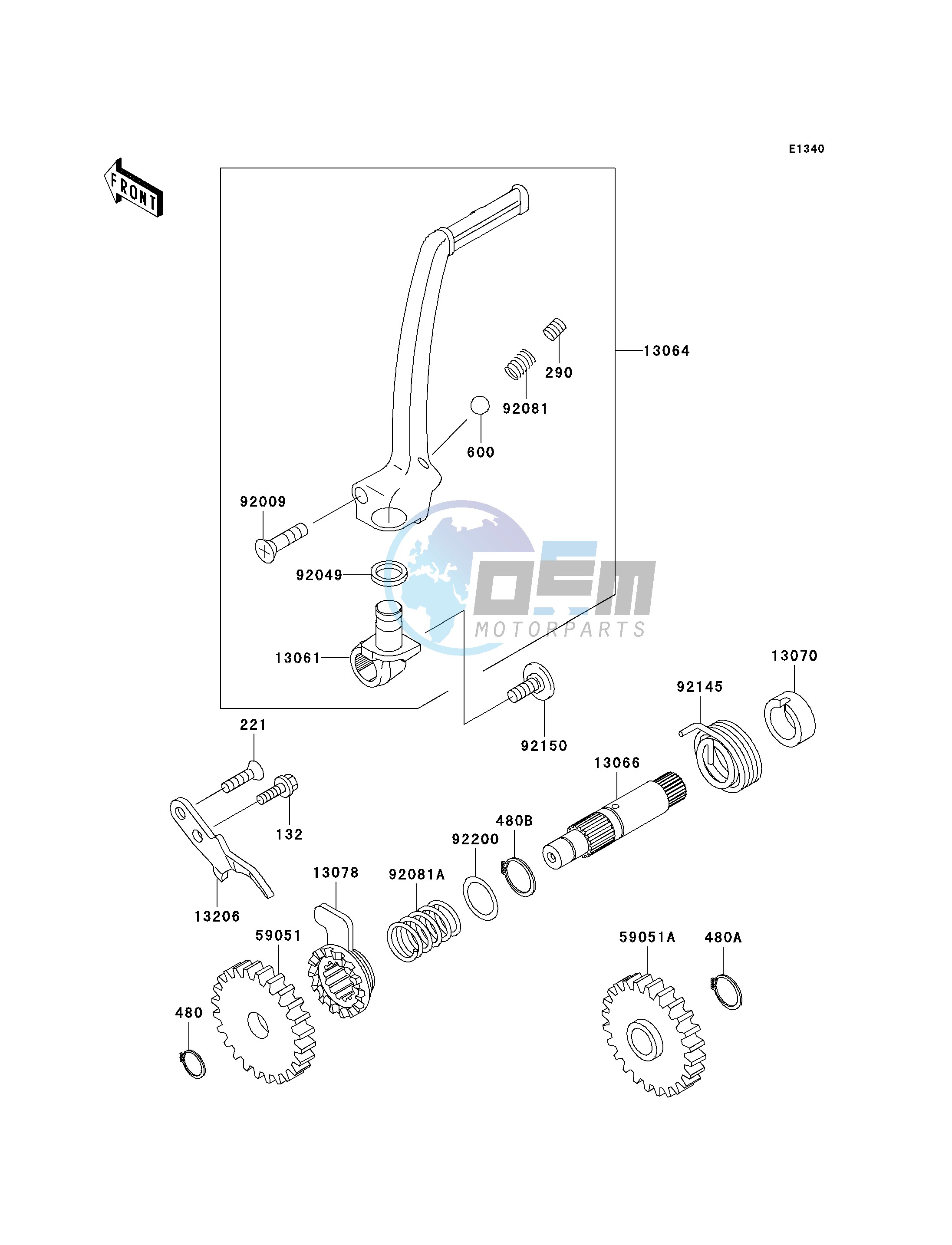 KICKSTARTER MECHANISM