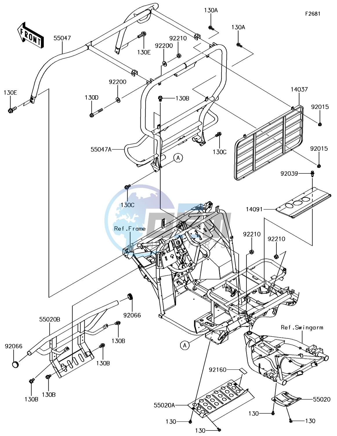 Guards/Cab Frame