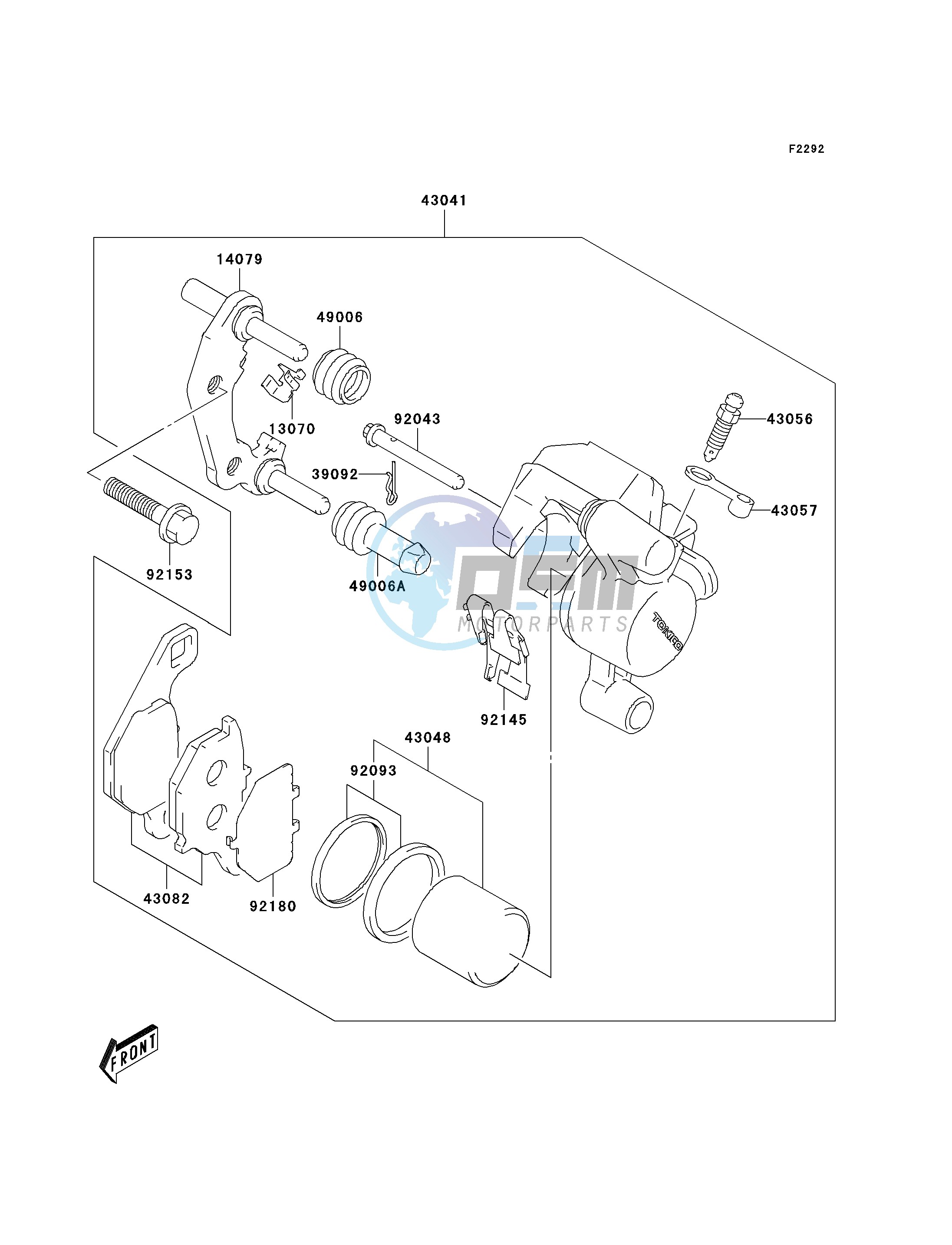 FRONT BRAKE-- B1- -