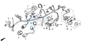 NX2502 drawing WIRE HARNESS/ IGNITION COIL