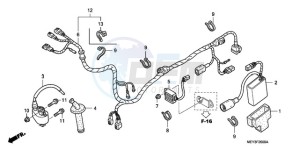 CRF450X9 Europe Direct - (ED) drawing WIRE HARNESS