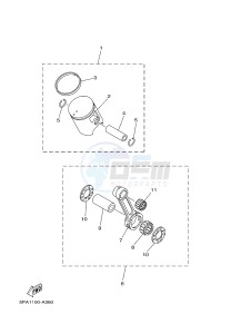 YZ85LW (1SN7 1SN9 1SP7 1SP9) drawing OPTIONAL PARTS 1