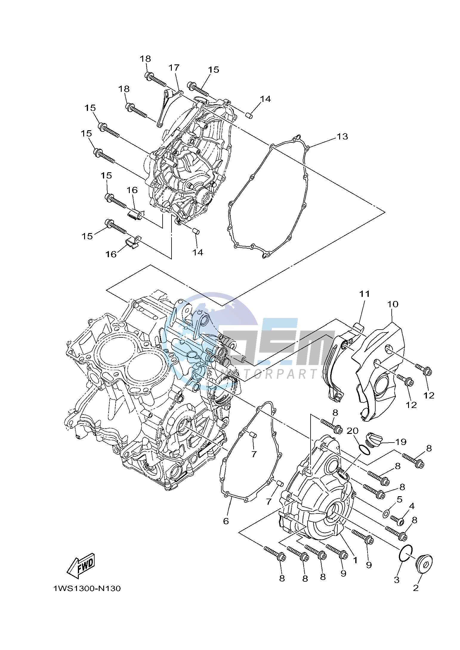 CRANKCASE COVER 1