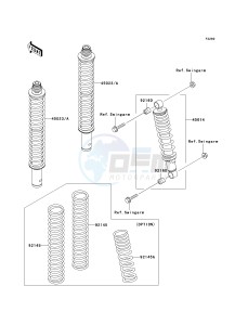 KVF 400 D [PRAIRIE 400] (D1-D4) [PRAIRIE 400] drawing SHOCK ABSORBER-- S- -