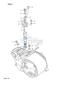 JR50 (P28) drawing CLUTCH COVER - OIL PUMP