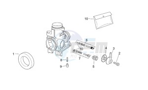 RS 125 Tuono drawing Carburettor II