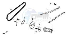 GTS 125I EURO4 LONG VISOR L7 drawing HOLDER