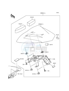 ER-6F_ABS EX650FEF XX (EU ME A(FRICA) drawing Accessory(Single Seat Cover)