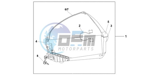 NEW 45L TOPBOX SHASTA WHITE